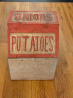 Brocante Oude Aardappelkist opbergkist, Ophalen, Minder dan 50 cm, Gebruikt, 50 tot 100 cm