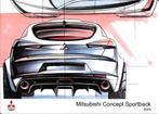 Persfoto Mitsubishi Concept Sportback, 2005, Boeken, Auto's | Folders en Tijdschriften, Ophalen of Verzenden, Nieuw, Mitsubishi