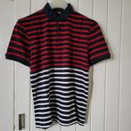H&M heren poloshirt rood/blauw/wit gestreept maat S, Overige kleuren, Ophalen of Verzenden, Zo goed als nieuw, H&M