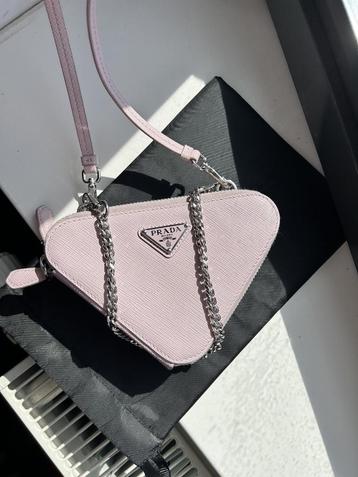 Prada Saffiano leather mini pouch beschikbaar voor biedingen