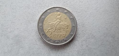 2 Euro munten - 2002 €2 munt Griekenland zonder S in ster, Postzegels en Munten, Munten | Europa | Euromunten, Losse munt, 2 euro