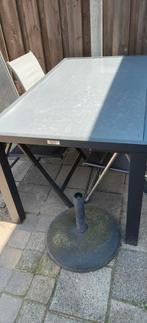 Tuintafel 5 mnd oud glas, Tuin en Terras, Ophalen, Zo goed als nieuw, Rechthoekig, Aluminium