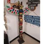 Tiki maskers - Houten tiki maskers - Tiki decoratie, Cave & Garden, Verzenden, Nieuw, Kouwe Hoek 1B, Waddinxveen