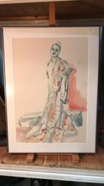 Fantastische aquarel van Trix Verkade., Ophalen of Verzenden