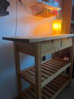 Ikea houten trolley keuken, Huis en Inrichting, Keuken | Keukenelementen, Ophalen, Gebruikt, 100 tot 150 cm, Minder dan 100 cm