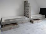 bedden van steigerhout voor tweeling, Verzenden, Nieuw, 180 cm of meer, 85 tot 100 cm