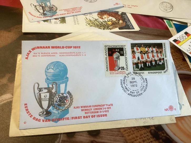 No4419 Stadspost Apeldoorn AJAX  Nr6Heb ook van Nederland, Postzegels en Munten, Postzegels | Eerstedagenveloppen, Onbeschreven