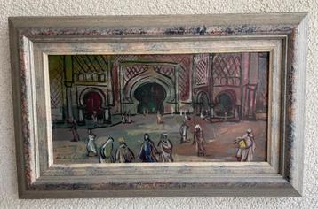 Edmond Bellefroid 1893-1971 Maastricht Oosterse stad / Souk beschikbaar voor biedingen