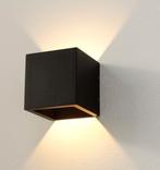2x Wandlamp zwart Wl cube, Ophalen of Verzenden, Nieuw