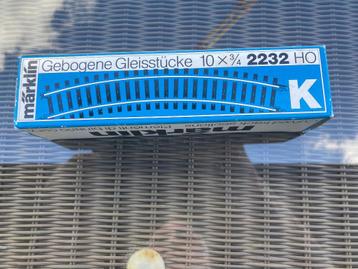 Marklin 2232 - gebogen k-rail beschikbaar voor biedingen
