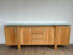 Massief houten dressoir, Huis en Inrichting, Kasten | Dressoirs, Ophalen, Zo goed als nieuw, 25 tot 50 cm, 200 cm of meer