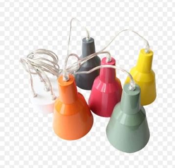 Hanglamp 5 metalen retro lampjes NIEUW beschikbaar voor biedingen