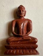 Mooi uit houtgestoken boeddha beeldje., Ophalen of Verzenden, Gebruikt