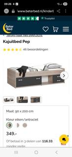 1 persoons bed met lattenbodem. Beterbed., Ophalen of Verzenden, Zo goed als nieuw, Eenpersoons, 90 cm