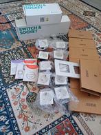 stopcontacten en dubbele glazen afdekplaten, Ophalen, Nieuw