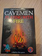 Cavemen Playing with Fire - kaartspel, Een of twee spelers, Ophalen of Verzenden, Zo goed als nieuw, White Goblin Games, Odynaut Games