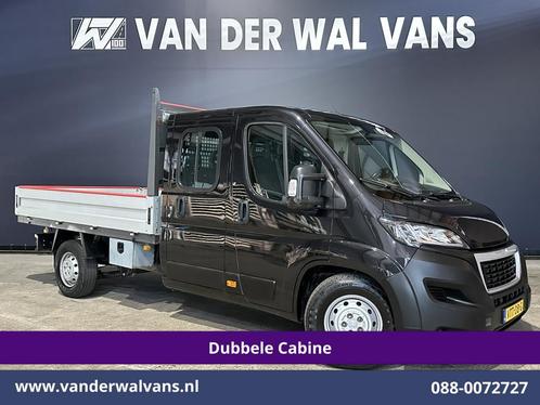 Peugeot Boxer 2.2 Blue HDi 140 pk Pick up 7 Persoons Dubbele, Auto's, Bestelauto's, Bedrijf, Te koop, ABS, Airconditioning, Alarm