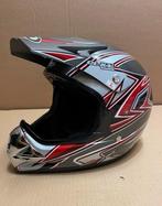 HJC motocross helmen - NIEUW - zilver/grijs/rood (crosshelm), Nieuw met kaartje, M, Offroadhelm, HJC