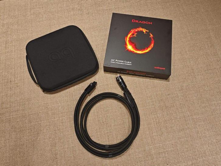 Audioquest Dragon High Current Power cable, Audio, Tv en Foto, Audiokabels en Televisiekabels, Zo goed als nieuw, Overige kabels