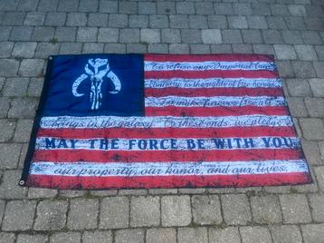 Star wars Mandalorian vlag beschikbaar voor biedingen