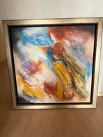 Schilderij 80x80. Canvas Ciclée van Wil Lof met certificaat, Ophalen