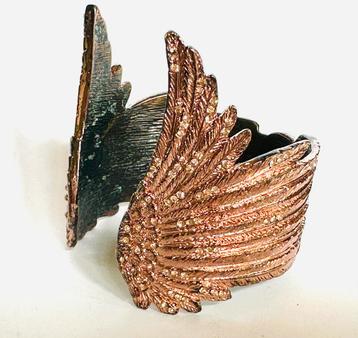 Wildfox brons/koperen cuff armband met strass beschikbaar voor biedingen