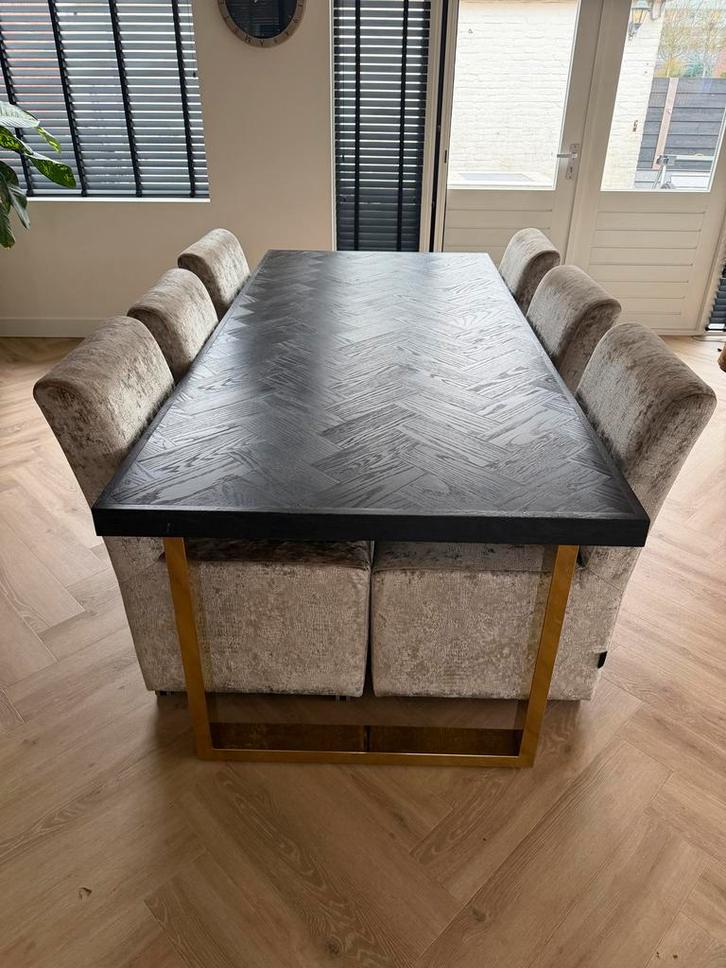 Richmond Blackbone Gold Inrichting - Complete Set, Huis en Inrichting, Woonaccessoires | Spiegels, Zo goed als nieuw, 100 tot 125 cm