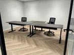 ACTIE! In hoogte verstelbaar hoek bureau 180x120/60x80cm, Ophalen of Verzenden, In hoogte verstelbaar, Gebruikt