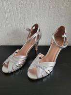 Sandalette kleur zilver, Ophalen of Verzenden, Nieuw, Overige kleuren, Schoenen met hoge hakken