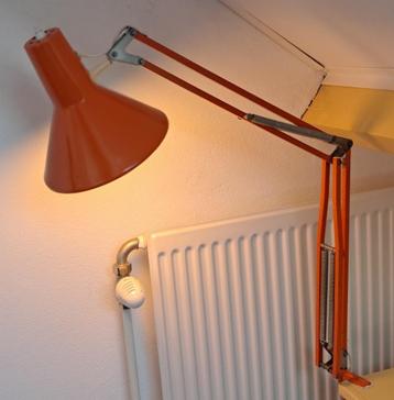 Jaren 70 schaarlamp bureaulamp werklamp beschikbaar voor biedingen