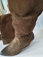 Leren/suede laarzen (zo goed als nieuw), Ophalen of Verzenden, Zo goed als nieuw, Bruin, Hoge laarzen
