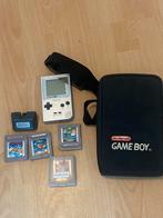 Game Boy Pocket Zilver + Games + Tas, Ophalen of Verzenden, Gebruikt, Game Boy Pocket, Met games