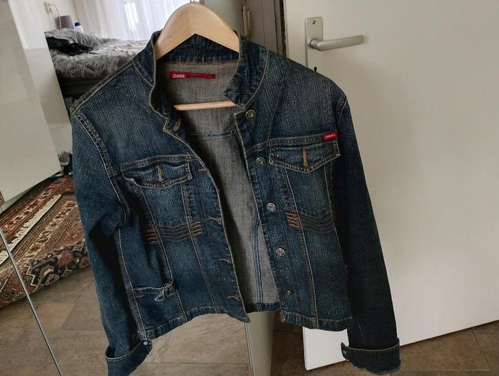 Heel Mooi Blauw Cars Spijkerjasje Maat L, Kleding | Dames, Jasjes, Kostuums en Pakken, Zo goed als nieuw, Jasje, Maat 42/44 (L)