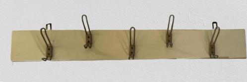 Vintage Kapstok met Metalen Haken – Retro & Stoer!, Huis en Inrichting, Woonaccessoires | Kapstokken, Gebruikt, Wandkapstok, Minder dan 100 cm