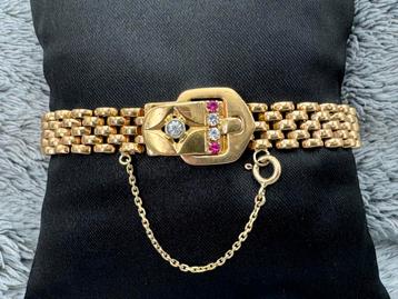 14 kt. geelgouden armband beschikbaar voor biedingen