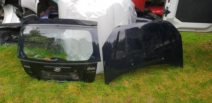 KIA PIKANTO MOTORKAP +ACHTERKLEP BJ 2004 TOT 2009, Auto-onderdelen, Carrosserie en Plaatwerk, Motorkap, Gebruikt, Ophalen of Verzenden
