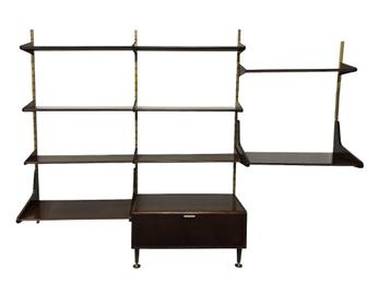 Vintage Poly-Z Wall Unit A. Patijn Voor Zijlstra Joure 1950 beschikbaar voor biedingen