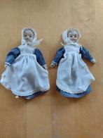 Twee oude popjes, stenen hoofd, handjes en voetjes, Ophalen of Verzenden, Zo goed als nieuw, Pop