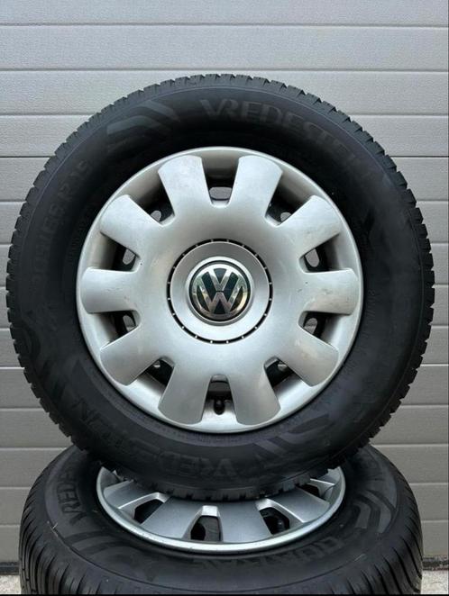 15” INCH GOLF 4 VOLKSWAGEN ALL-SEASON SET STAAL 5x100, Auto-onderdelen, Banden en Velgen, Banden en Velgen, All Season, 15 inch