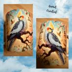 Mok “Koffie & Kwettertjes”.  Valkparkiet, Ophalen of Verzenden, Nieuw, Overige stijlen, Kop(pen) en/of Schotel(s)