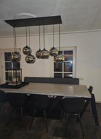 Betonlook eettafel met stalen poot, 260cm, Ophalen, Vijf personen of meer, 200 cm of meer
