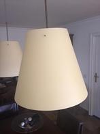 Huiskamerlampen glas, Ophalen of Verzenden, Zo goed als nieuw, Glas, Romanties hoog 31cm.  Breedte boven 19 en 35 onder