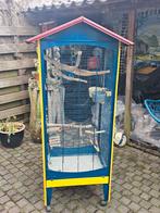 Vogelkooi parkieten te koop, Dieren en Toebehoren, Vogels | Hokken en Kooien, Ophalen, Gebruikt, Metaal, Vogelkooi