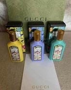 Cadeaus set van 3 Gucci miniaturen +groene Gucci cadeau tas, Verzamelen, Parfumverzamelingen, Ophalen of Verzenden, Nieuw, Miniatuur