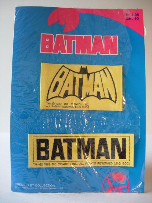 2x BATMAN KLEDING PATCHES NIEUW IN OVP !!, Verzamelen, Kleding en Patronen, Nieuw, Patroon, Ophalen of Verzenden