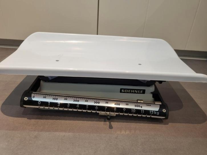 Analoge Soehnle weegschaal met baby en eten opzet, Huis en Inrichting, Keuken | Keukenbenodigdheden, Gebruikt, Ophalen