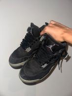 Jordan 4 black canvas (maat 42,5), Kleding | Heren, Schoenen, Ophalen of Verzenden, Zo goed als nieuw, Zwart
