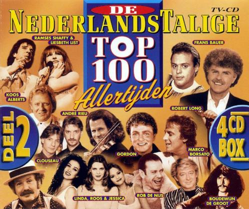 De Nederlandstalige Top 100 Allertijden - Deel 2 4xcd, Cd's en Dvd's, Cd's | Nederlandstalig, Gebruikt, Levenslied of Smartlap