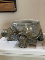 Vintage Little Zoo Schildpad Bloempot Bohemian Ibiza Style, Tuin en Terras, Bloempotten, 25 tot 40 cm, Gebruikt, Binnen, Ophalen of Verzenden