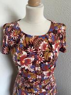 King Louie maat L bloemen retro mona jurk 2264, Maat 42/44 (L), Ophalen of Verzenden, Zo goed als nieuw, Knielengte